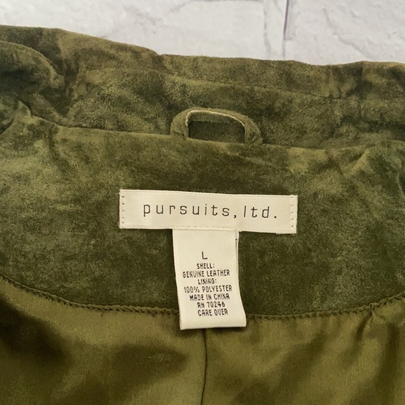 Pursuits LTD. leather Blazer size Large - Picture 7 of 12